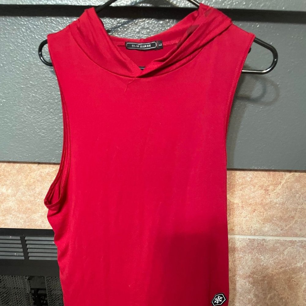 Tank Top hoodie tank men medium workout gym NFLUENCE